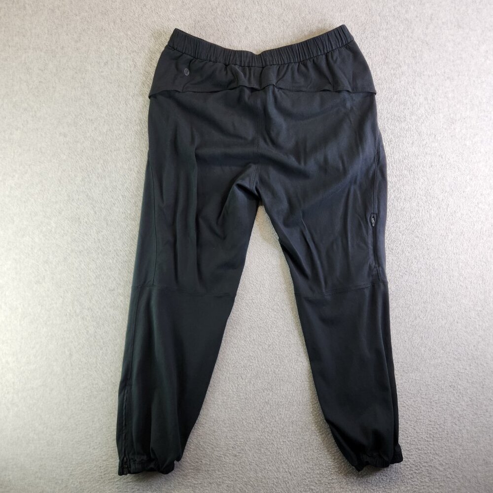 Lululemon Pants Womens 8 Black Essential Affinity Mid Rise Jogger Drapey Loose - Picture 8 of 16